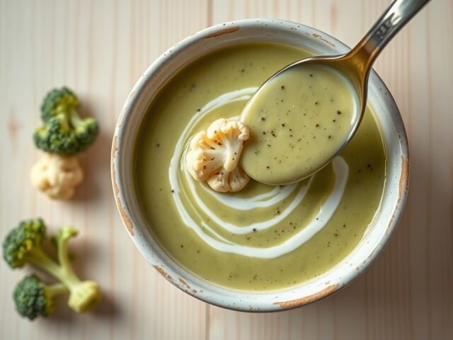 Bloemkool-Broccoli soep