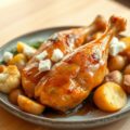 Bloemkool met geitenkaas en drumsticks