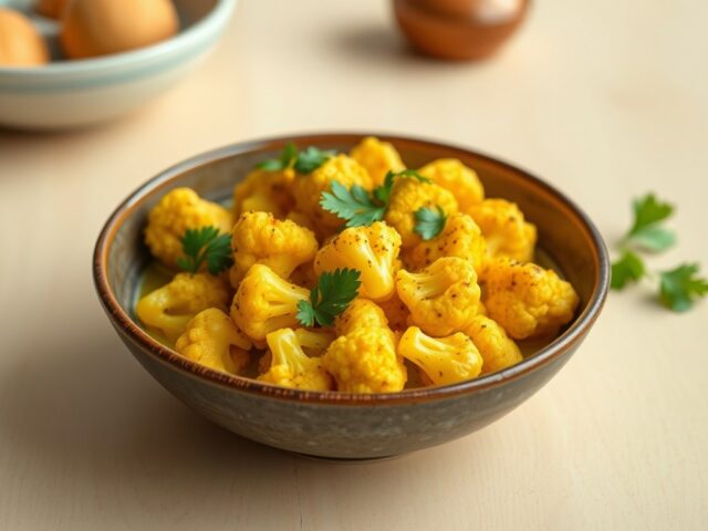 Bloemkoolcurry (snelle)
