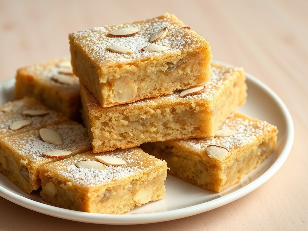 Blondies, AI-gegenereerde illustratie