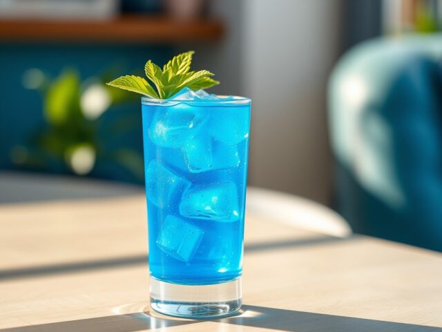 Blue Curacao cocktail