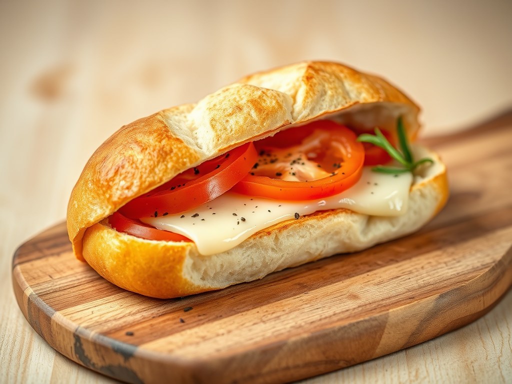 Bocadillo con queso ala Liske, AI-gegenereerde illustratie