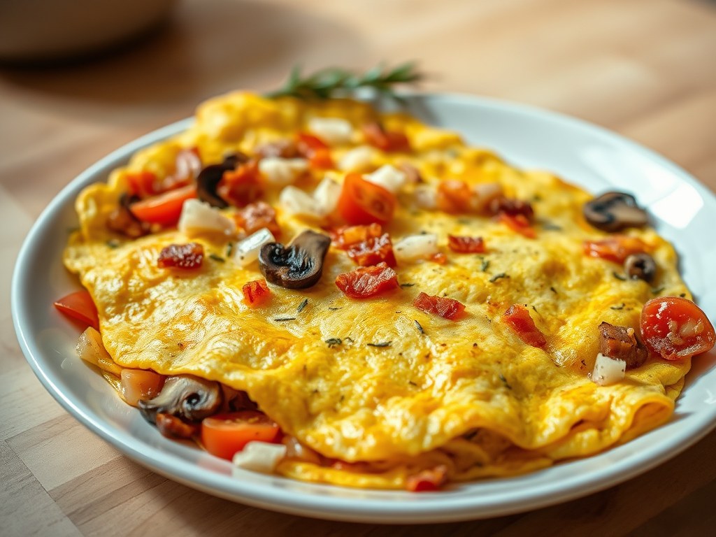 Boerenomelet, AI-gegenereerde illustratie