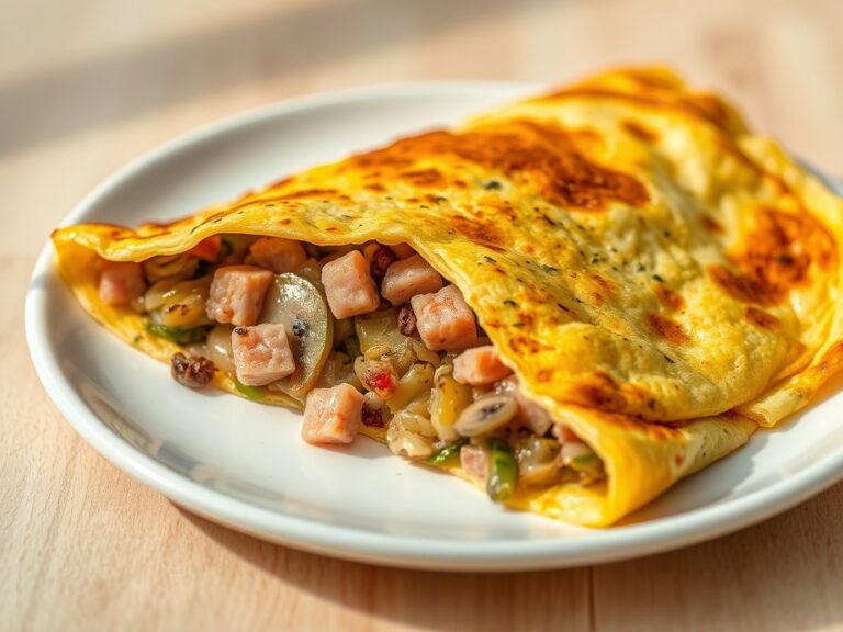 Boerenomelet met groenten