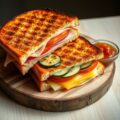 Boerentosti met courgette en tomaat