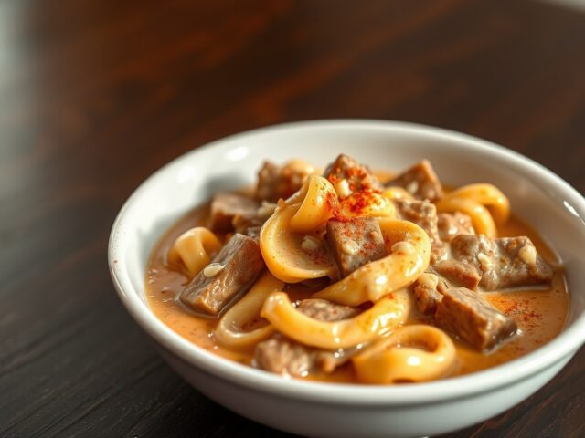 Boeuf Stroganoff