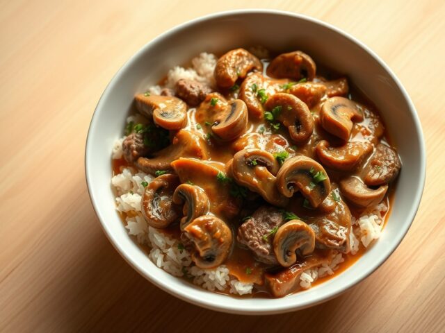 Boeuf Stroganoff
