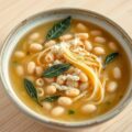 Bonensoep met pasta (zuppa con fagioli)