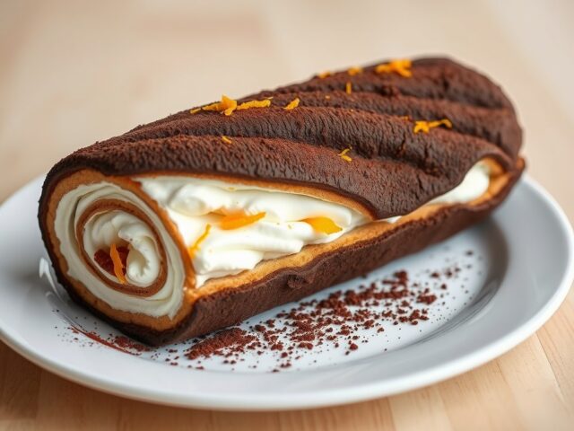 Boomstam van koekjes en slagroom)