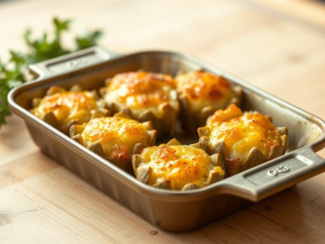 Borrelhapje: Artisjok gratin