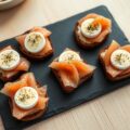 Borrelhapje met zalm
