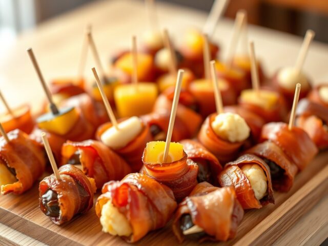 Borrelhapjes met bacon