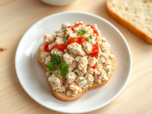 Boterhamsalade: tonijnsalade