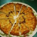 Boterkoek met appel en amandelspijs
