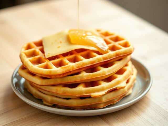 Boterwafels met Rodenbachkaas