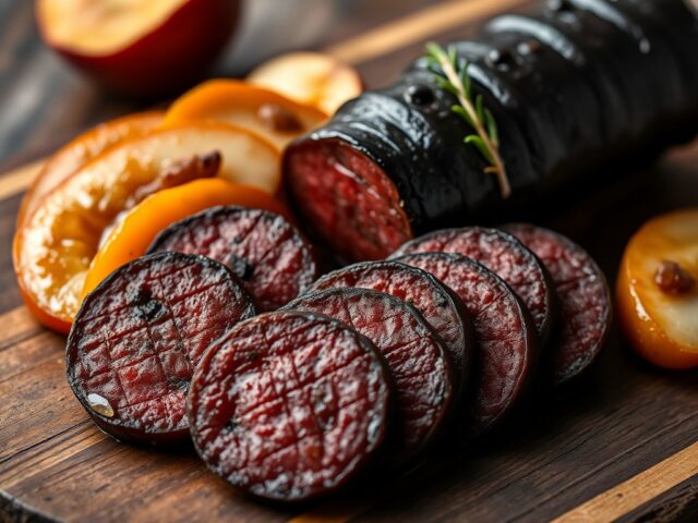 Boudin noir met appeltjes: