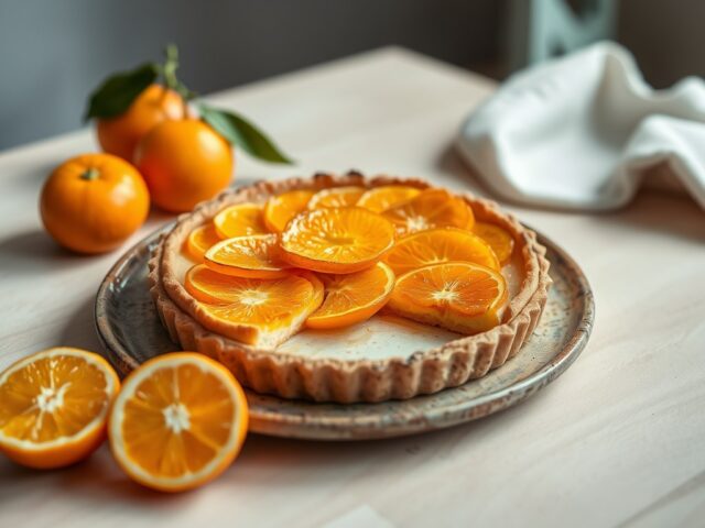 Bretoense taart met sinaasappel