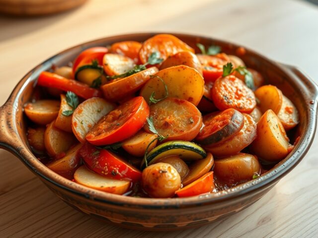 Briam in de slow cooker