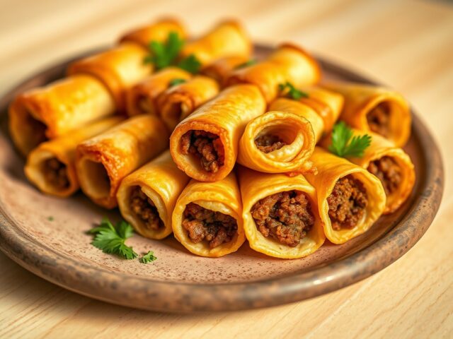 Briouats met kefta