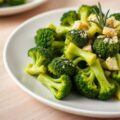 Broccoli met knoflookboter