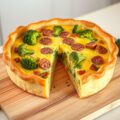 Broccoli-rookworst-quiche