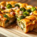 Broccolitaart met ham en gruyére