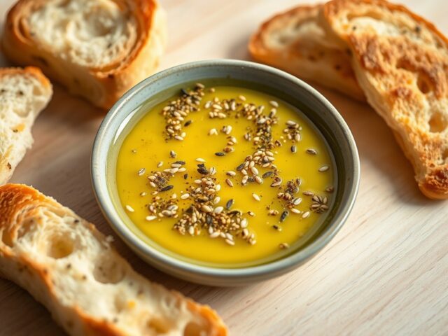 Brood – Olijfolie – Dip als voorhapje / amuse