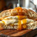 Broodje brie met honing