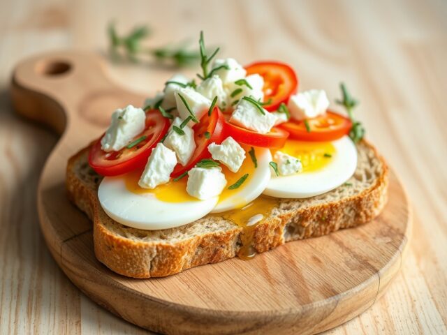 Broodje Mediterraans met ei en feta