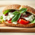 Broodje met gekruide Hüttenkäse