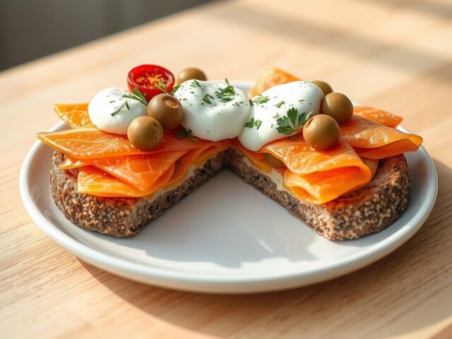 Broodje zalm