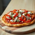 Broodpizza met Peppadew