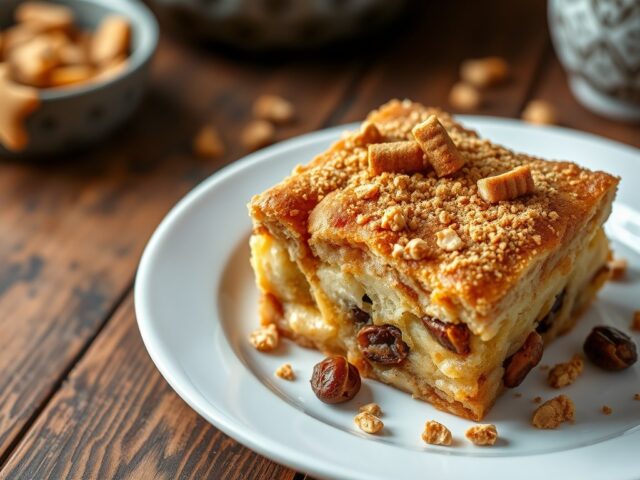 Broodpudding met speculoos