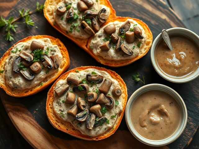Bruchette AI Funghi
