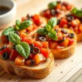 Bruschetta met tomaat en ansjovis
