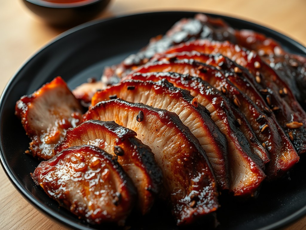 Buikspek uit de Oven op z’n Chinees, AI-gegenereerde illustratie