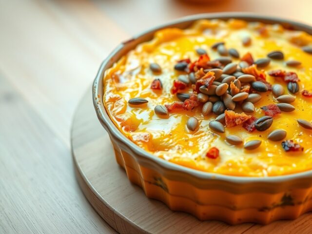 Butternutgratin carbonara