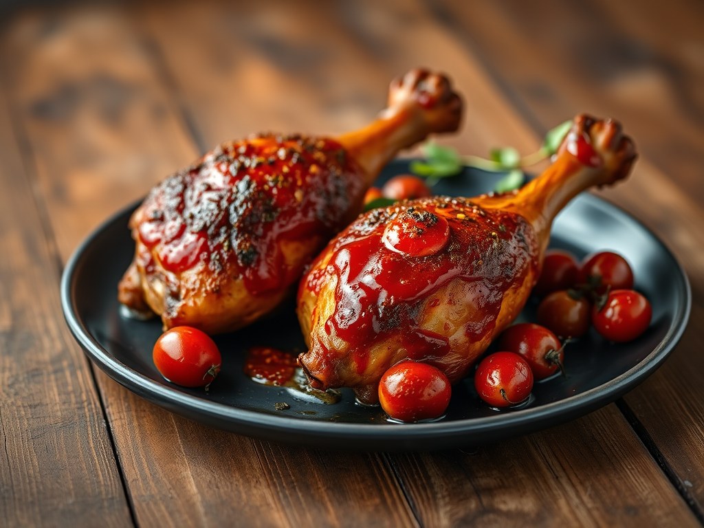 Cajun kip, AI-gegenereerde illustratie