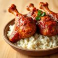 Cajun kip met rijst