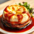Camembertpakketje met stroop