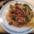 Camping Gemak 2. Linguine met romige basilicum courgette saus