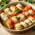 Cannelloni van Courgettes met een Vulling van Ricotta – Mix