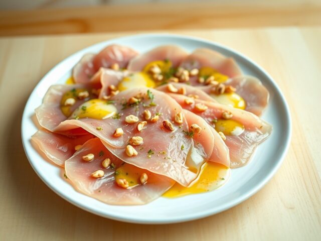 Carpaccio van kalfsentrecote