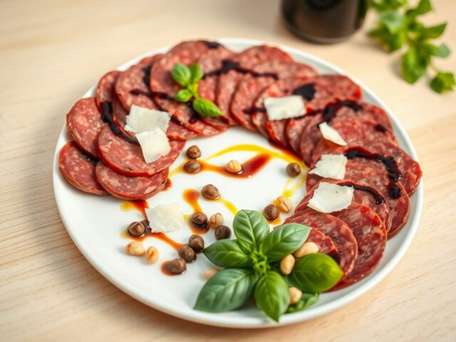 Carpaccio van Ossenworst