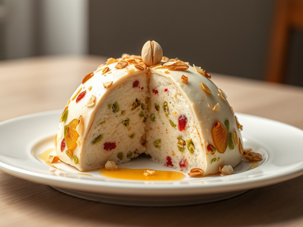 Cassata ijs, AI-gegenereerde illustratie