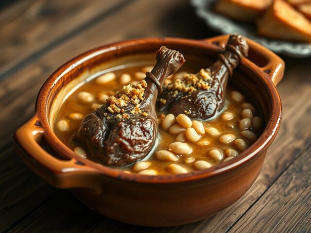 Cassoulet met Geconfijte Eendenpoten