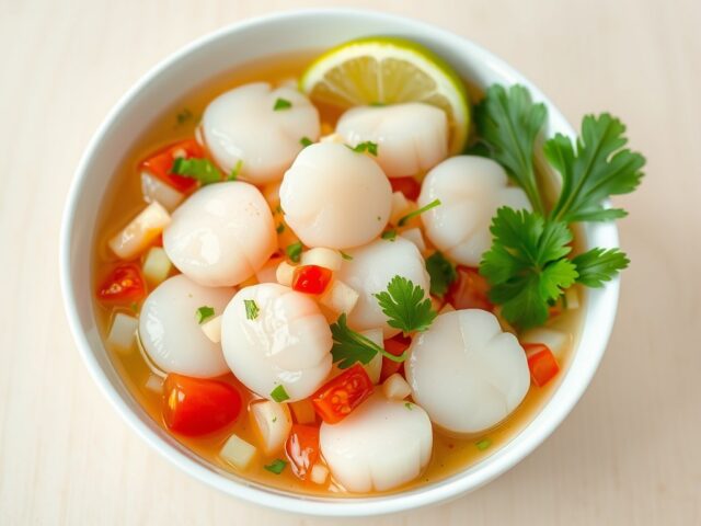 Ceviche van Coquilles Saint Jacques