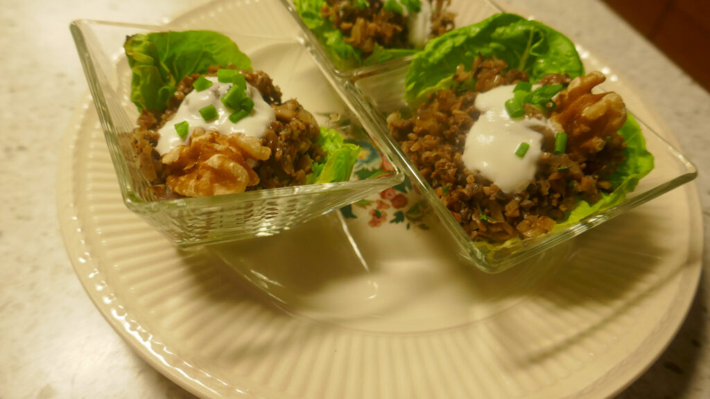 Champignon kaviaar amuse
