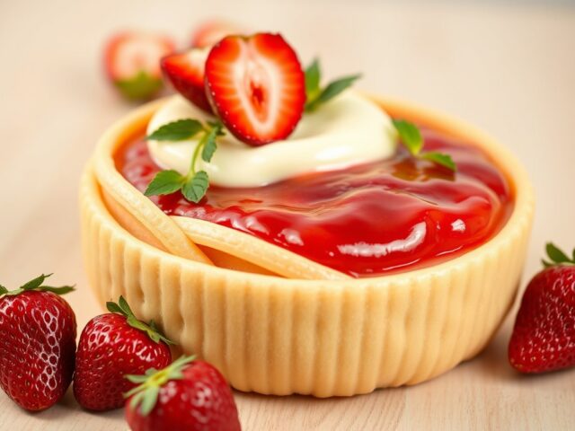 Charlotte met aardbeien