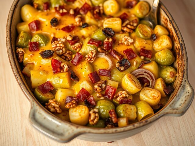 Cheesy spruitjesschotel